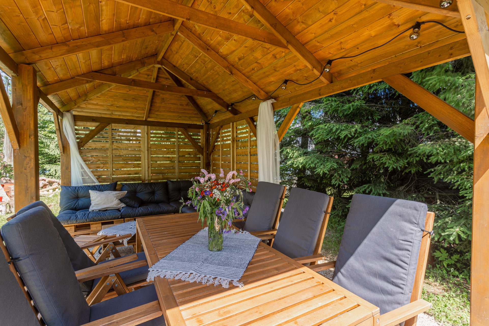 Pergola – sezení